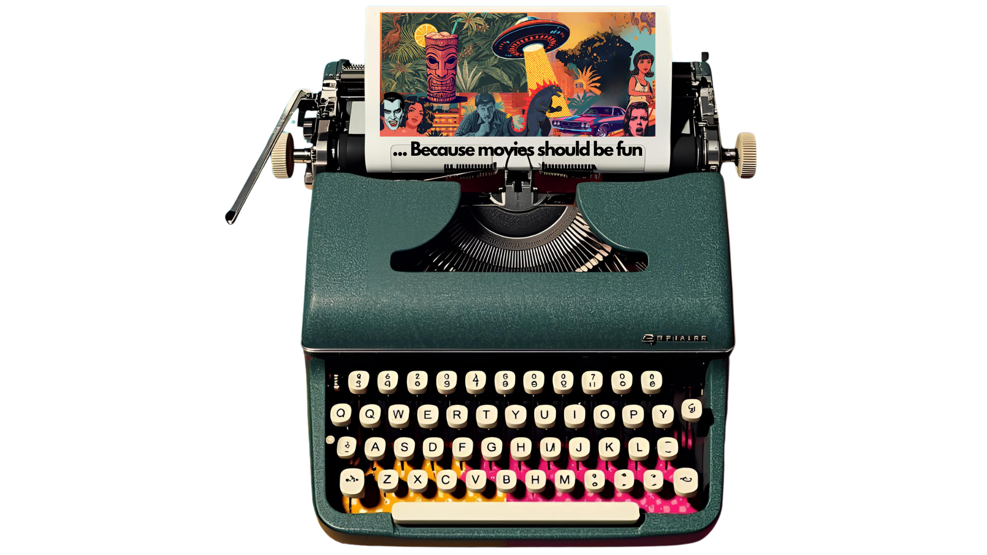 typewriter no bg